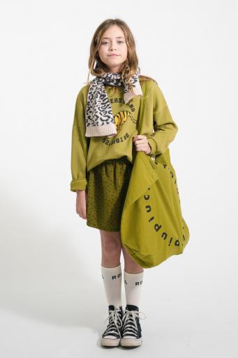 Piupiuchick,Sweatshirt | Olive green w/ tiger print [2]
