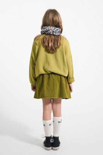 Piupiuchick,Short skirt | Khaki w/ black flowers [1]