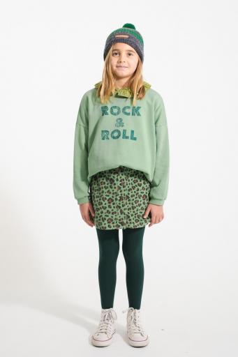 Piupiuchick,"Short skirt | Green w/ animal print     " [2]
