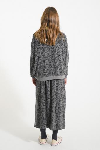 Piupiuchick,Long skirt | Grey w/ animal print [1]