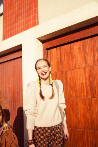 Sisters Department, Knitted soft sweater | Ecru [2]