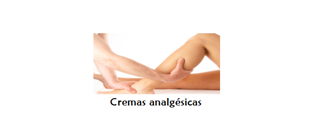 Cremas analgésicas