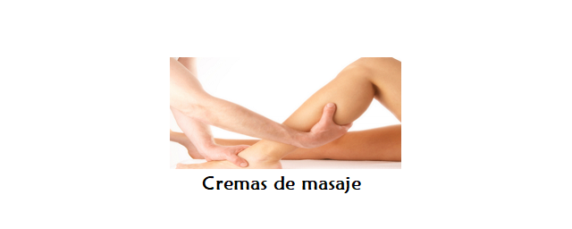 Cremas de masaje