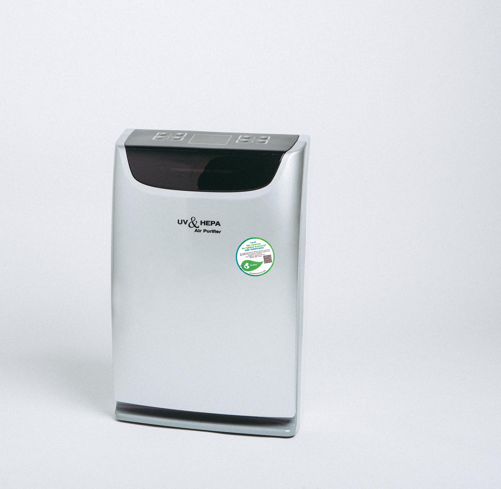 Purificador de aire con filtro HEPA H13 y luz UV Avalon