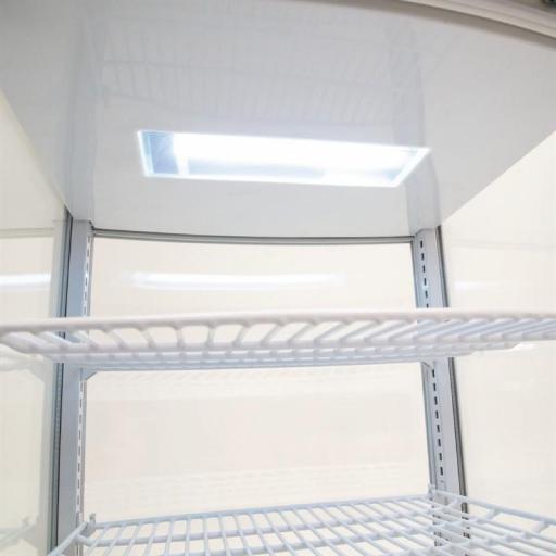 Vitrina frigorífica vertical doble puerta curva 86L. blanca Polar CB507 [3]