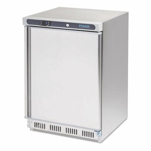 Congelador bajo mostrador de acero inoxidable 140L. Polar CD081 [0]