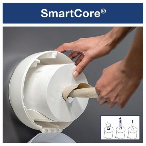 Dispensador de papel higiénico en hoja Smart One Tork CD506 [4]