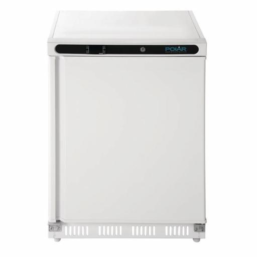 Congelador bajo mostrador blanco 140L. Polar CD611
