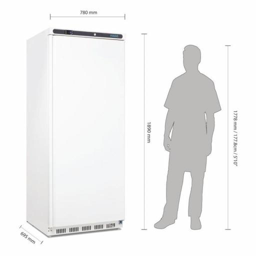 Congelador 1 puerta 600L. blanco Polar CD615 [1]