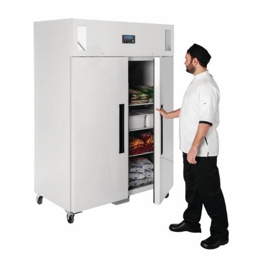 Congelador Gastronorm doble puerta blanco 1200L. Polar CD616 [3]