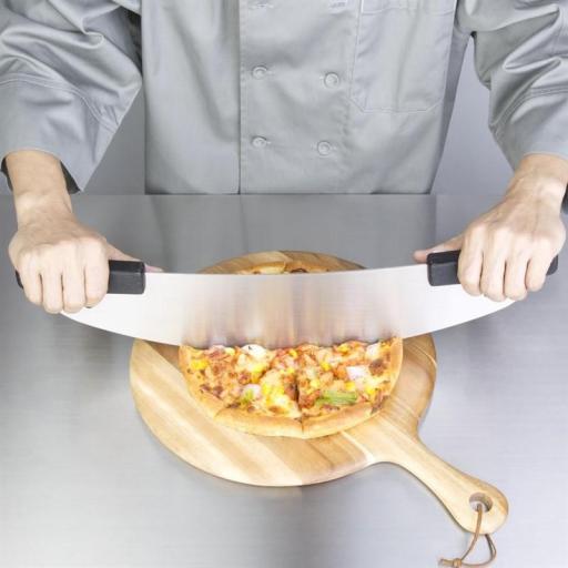 Cortador de pizza de acero inoxidable 520mm de largo Vogue D390 [1]
