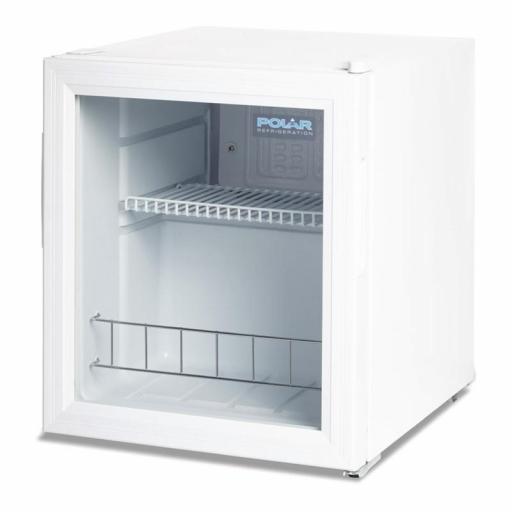 Refrigerador expositor sobre mostrador 46L. Puerta cristal Polar DM071 [3]