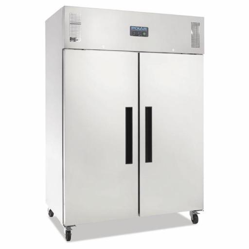 Armario frigorífico Gastronorm doble puerta 1.200L. Polar G594
