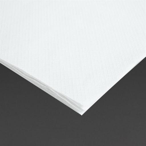 Caja de 25 manteles de papel blancos 90x90cm Tork U215 [4]