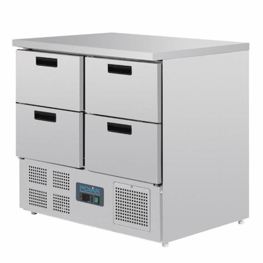 Mostrador frigorífico 240L. 4 cajones Polar U638 [1]