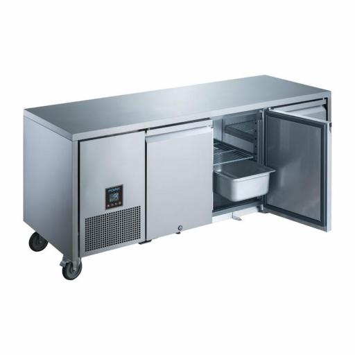 Mostrador frigorífico de 3 puertas compatible GN1/1 Polar Serie U 420L. UA007 [1]