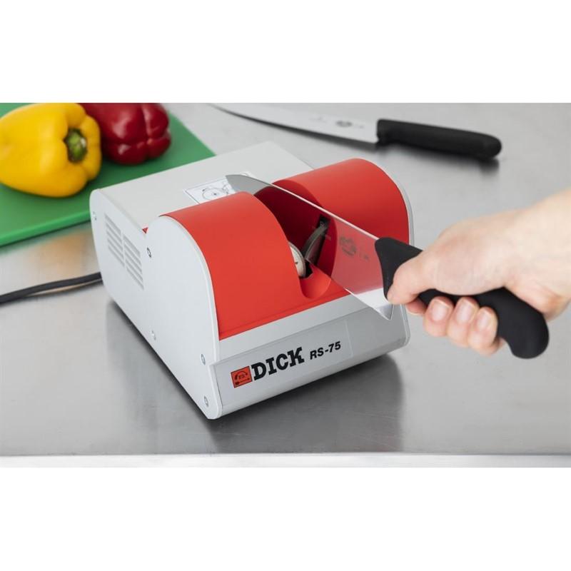 Afilador eléctrico de cuchillos Dick RS75 color rojo