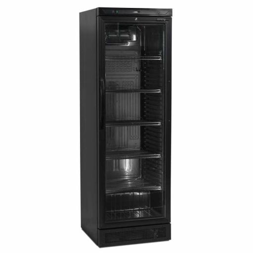 Armario refrigerado 1 puerta de cristal color negro Viborg CEV425-I BLACK [0]
