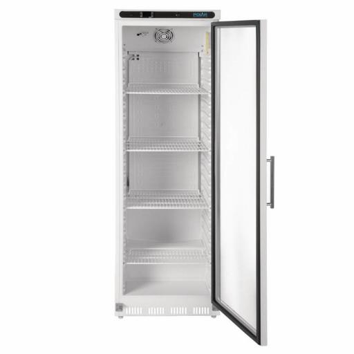 Vitrina frigorífica con puerta de vidrio 400L. Polar CD087 [3]