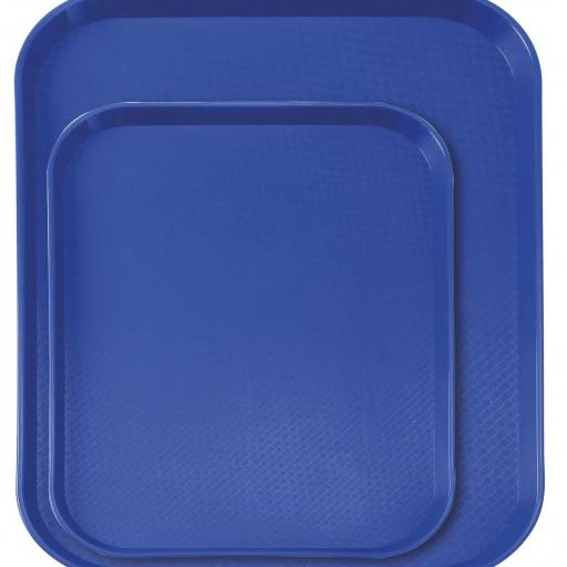 Bandeja para comida rápida pequeña 265 x 345 mm azul Hendi [1]