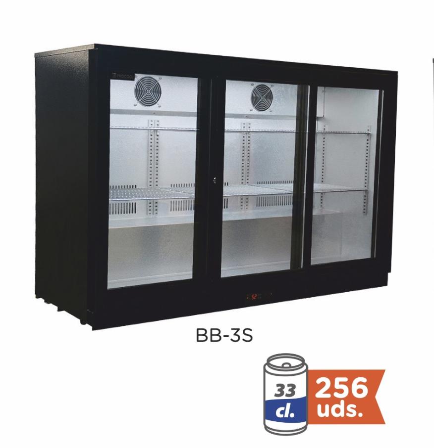 〗 ⭐Botellero frigorífico puertas correderas 335 Litros Fimar  G-BC3PS