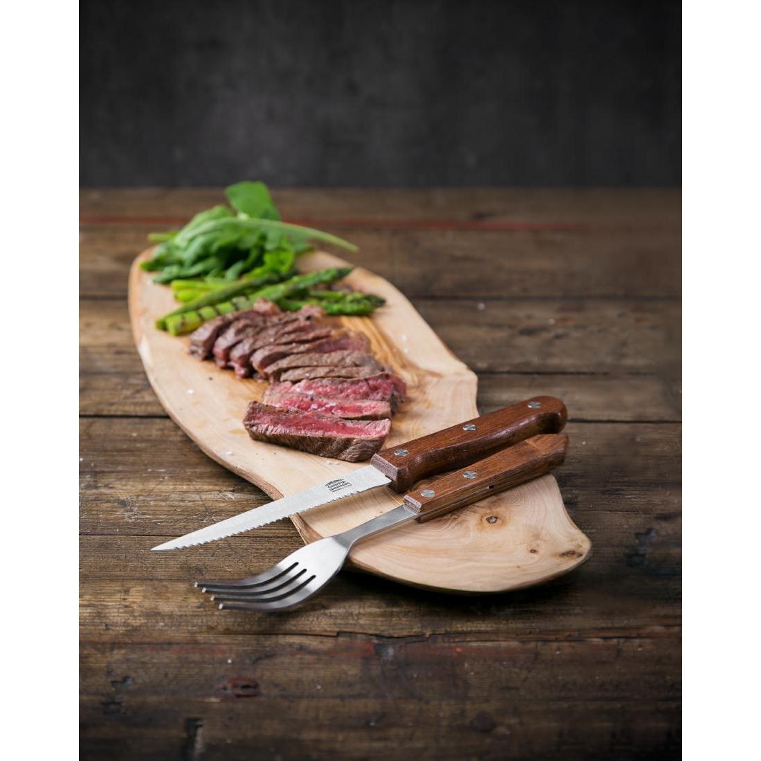 Cuchillos con sierra chuletero / Steak Inoxidable ~ Menaje y Hostelería