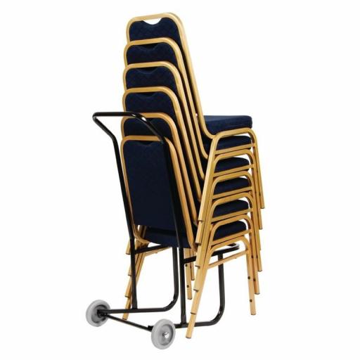Carro para transportar 10 sillas apilables de banquete Bolero CE139 [1]