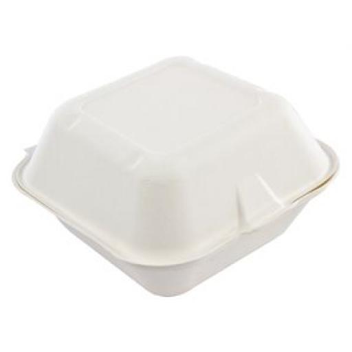Caja para hamburguesas biodegradable (Lote de 500) CB610 [0]
