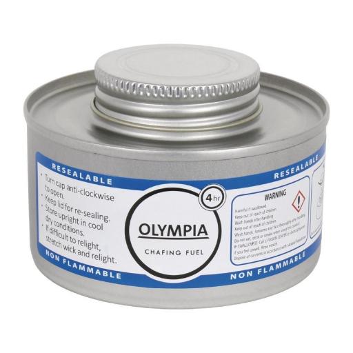 Caja de 12 latas de combustible líquido para chafing dish Olympia  [1]