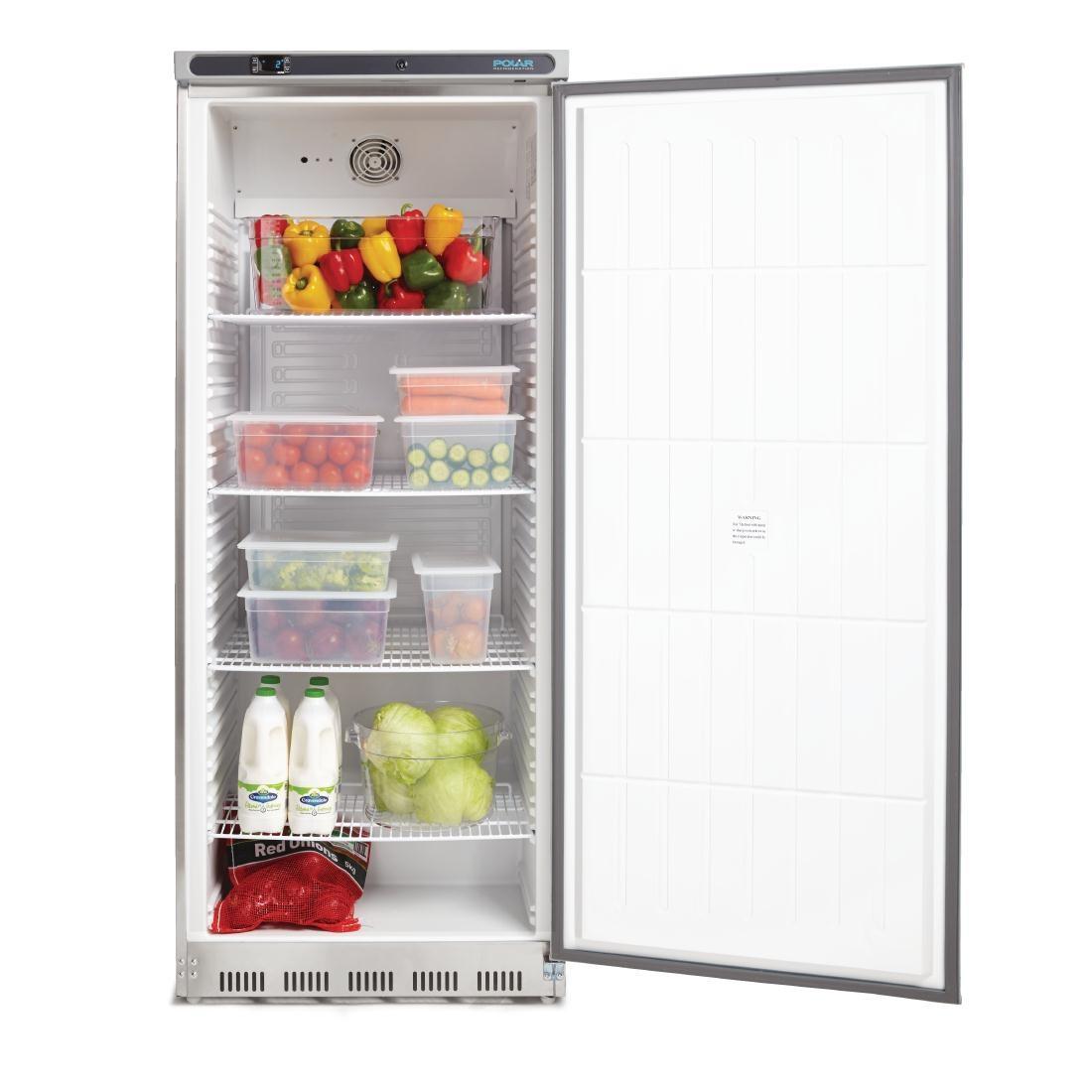 Armario frigorífico de acero inox 1 puerta 600L. Polar