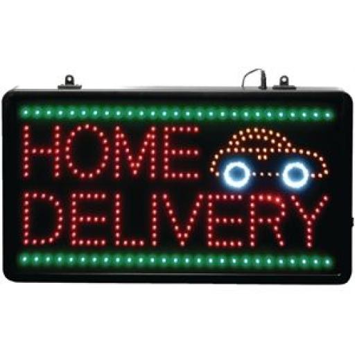 Cartel LED "Home Delivery" CD597 [0]