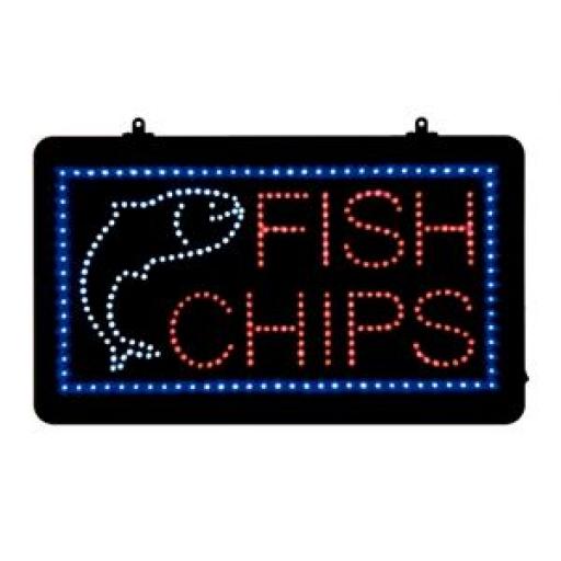 Cartel LED "FISH & CHIPS" CD977 [0]