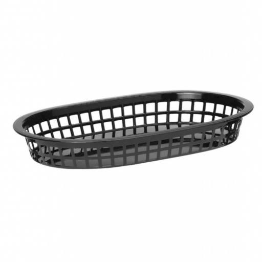 Cesta para servir comida color negro Hendi (Pack de 6)