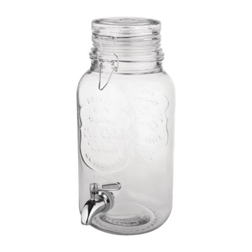 Dispensador de bebidas de cristal con grifo 3,6L. Ice Cold Drink Olympia CN680 [1]
