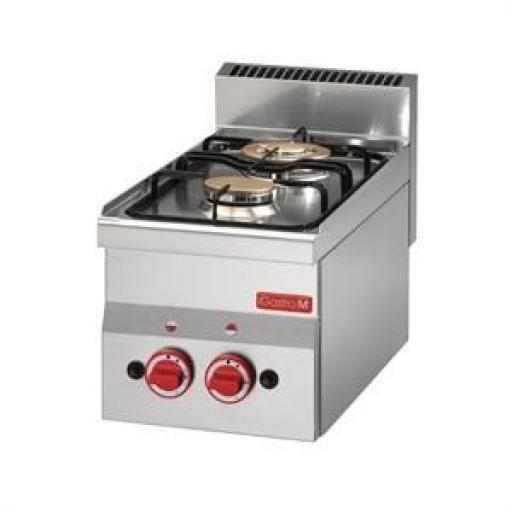 Cocina de gas 2 quemadores 60/30 PCG linea 600 Gastro M GL900