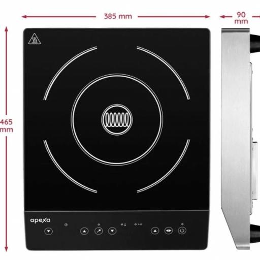 Cocina de inducción 3.500W un fuego Digital Confort SC X1012 [1]
