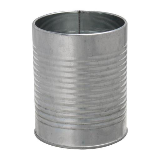 Recipiente de acero galvanizado en forma de lata Olympia CP497 [2]
