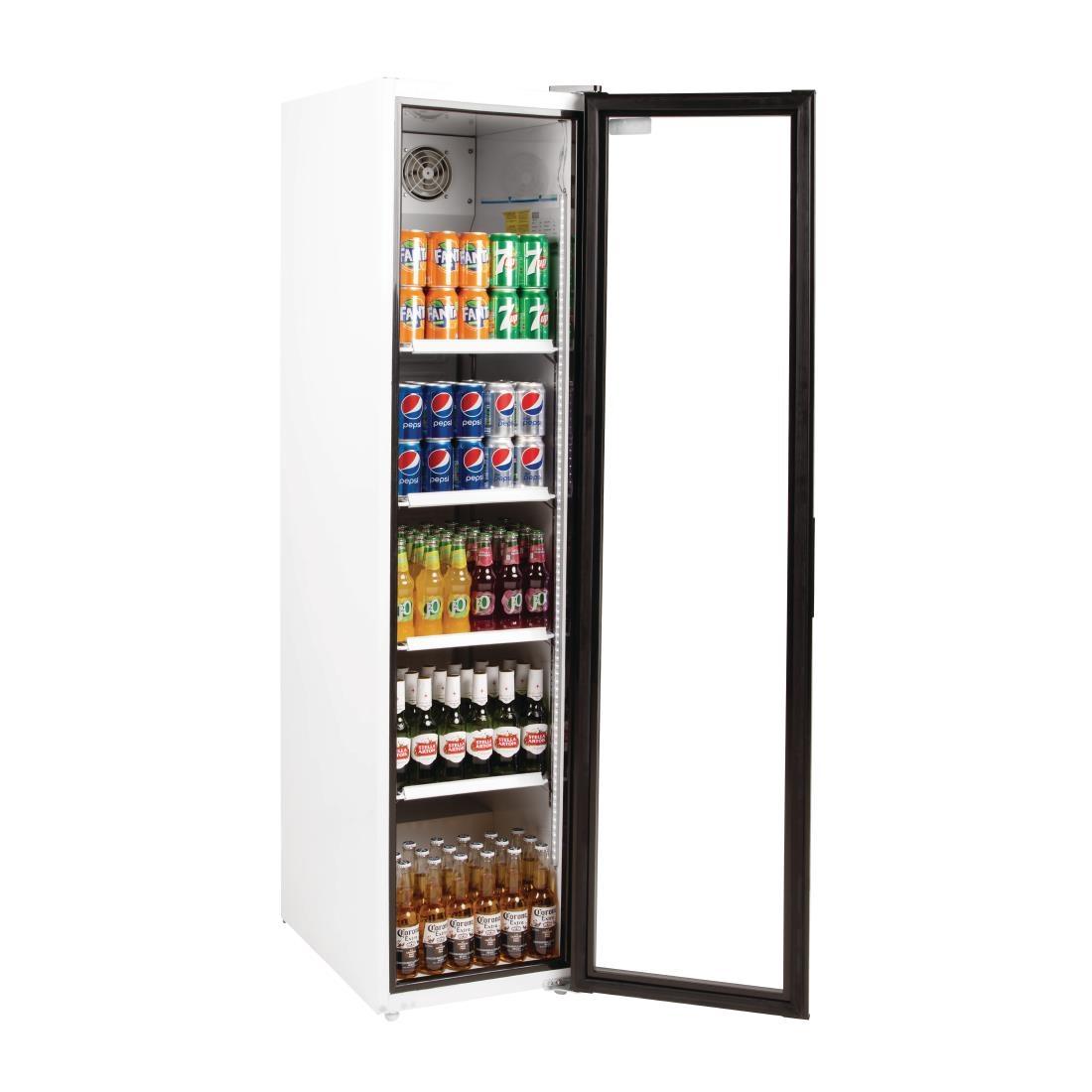 Normalmente Kenia raro Expositor frigorífico Slimline 1 puerta de cristal Polar