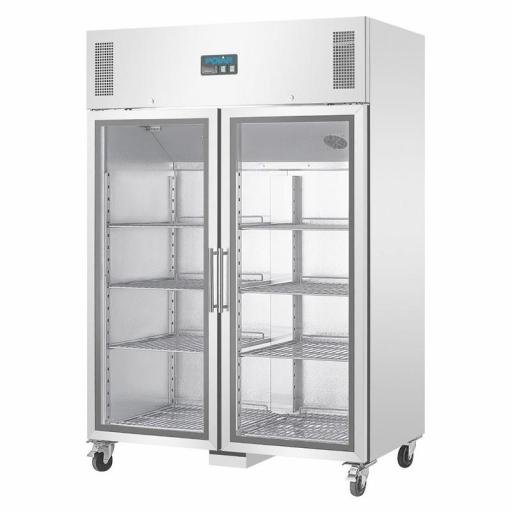 Armario frigorífico Gastronorm de puertas de cristal Polar CW198 [1]