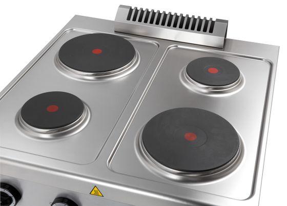 Cocina vitrocerámica Con horno eléctrico 4 zonas de cocción Fondo 1100  Sensation