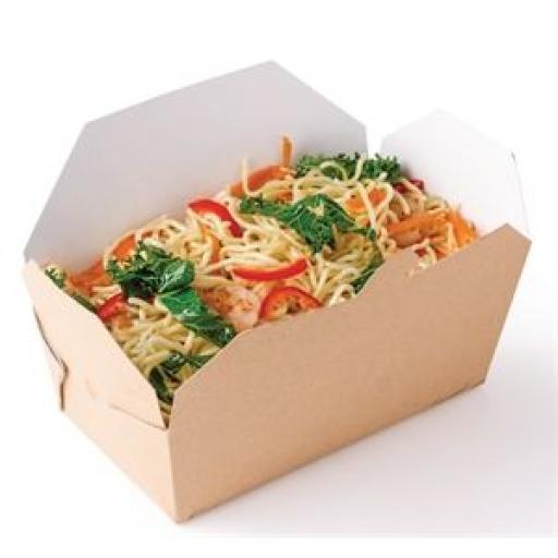 Envase de comida china rectangular (Caja de 250) DM173