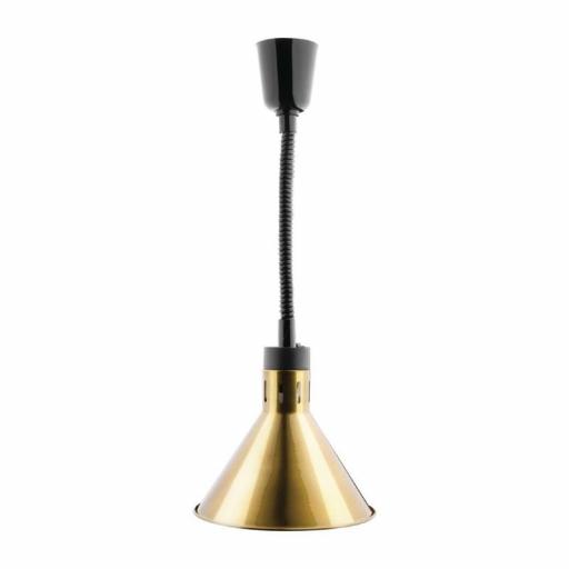 Lámpara calefactora extensible color dorado cónica Buffalo DY465