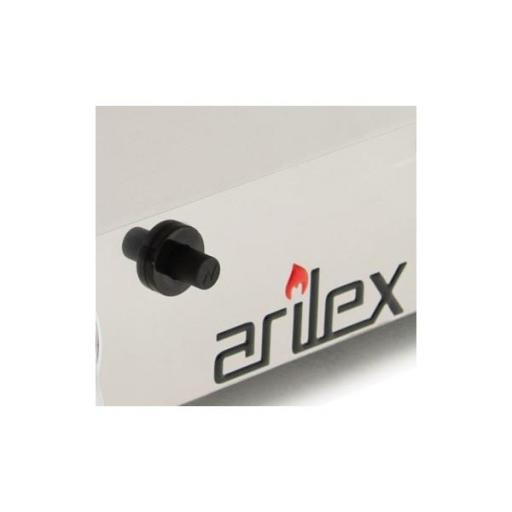 Plancha a gas de 40x40cm en acero laminado de 6mm Arilex 40PGL [2]