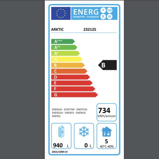 Refrigerador dos puertas Profi Line 1240 L Serie 800 Arktic Hendi [4]