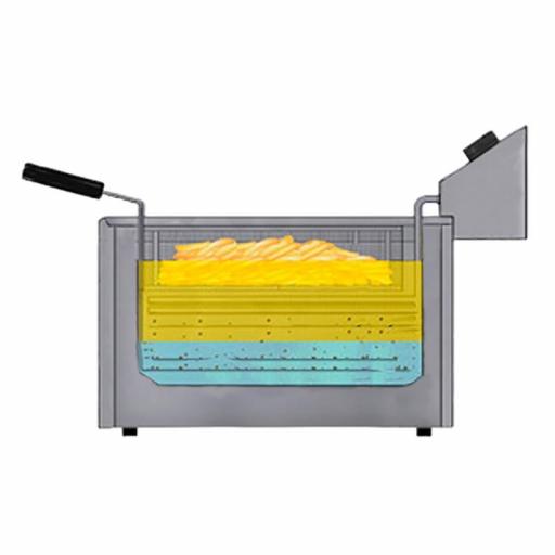 Freidora eléctrica de 8+8 litros con grifo eco Maiser F10/8GX2ECO [4]