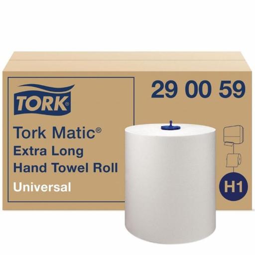 Caja de 6 rollos de toalla secamanos 280m. Tork Matic FA706