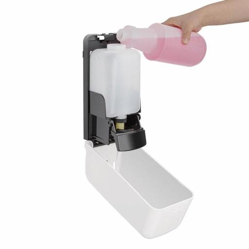 Dispensador de jabón líquido o desinfectante 1L. Jantex FK385 [2]