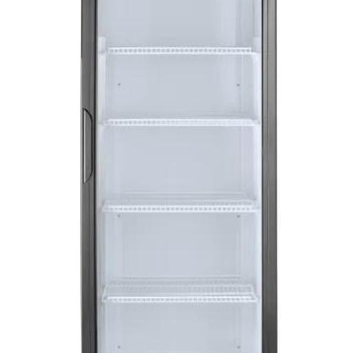 Armario expositor refrigerado 1 puerta cristal con canopi luminoso 313L Arktic Hendi [2]