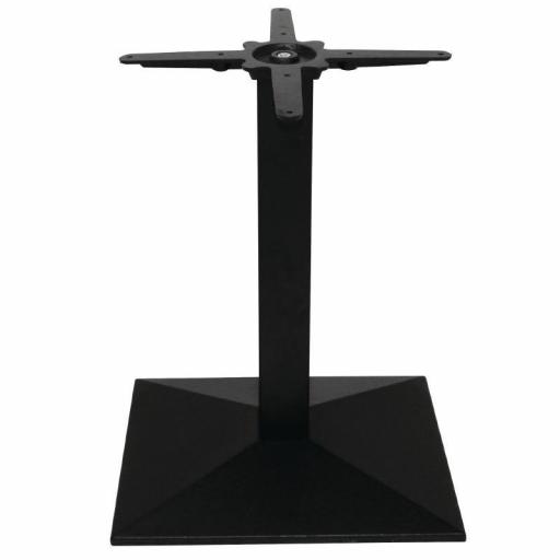 Pie de mesa de hierro con base rectangular Bolero GH449