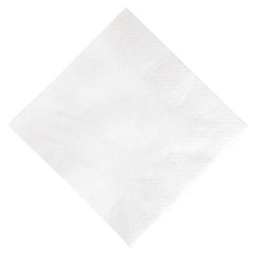 Servilleta tissue 3 capas Duni Lunch blanca 330mm. (Caja de 1.000) GJ108 [0]